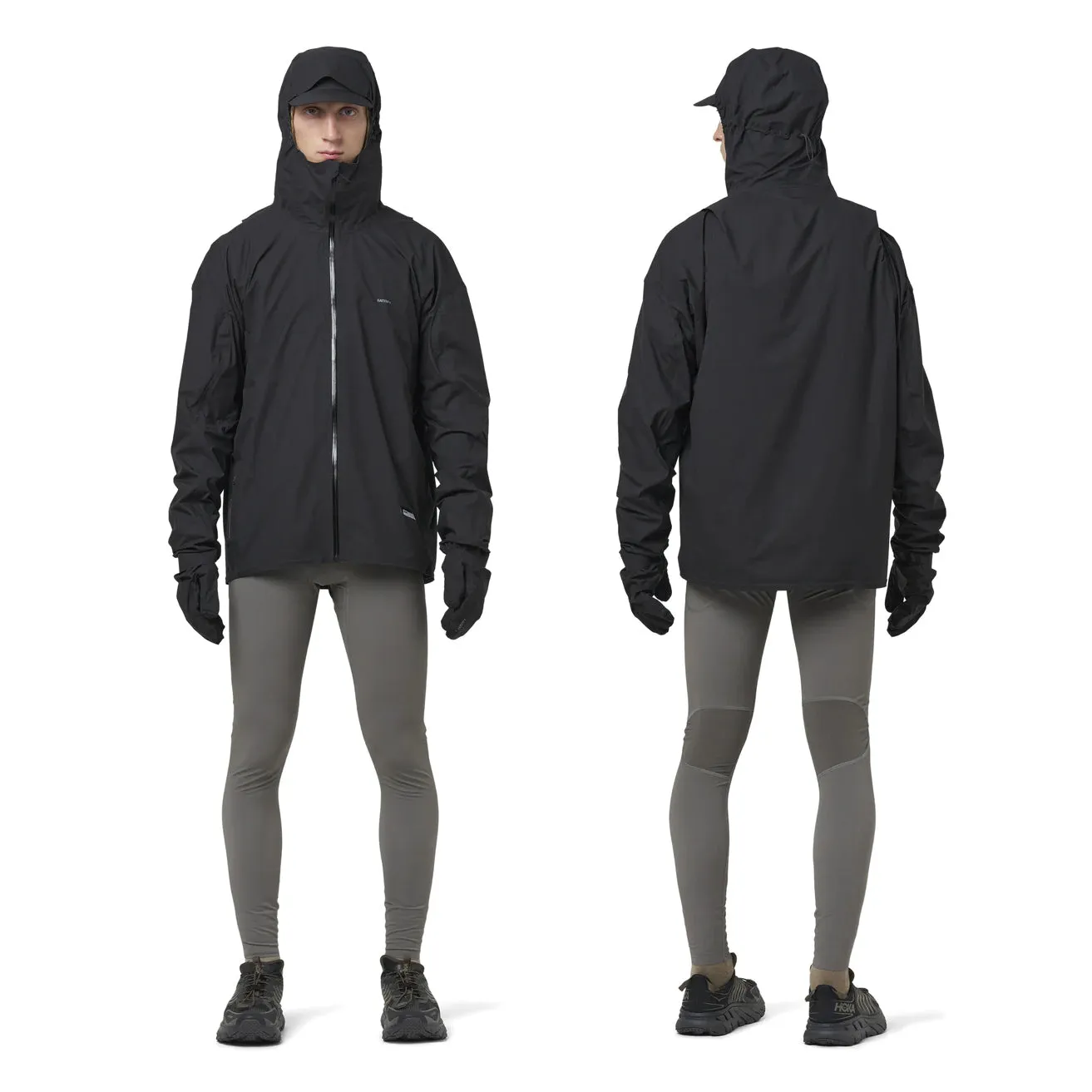 Necklace Satisfy Pertex 3L Fly Rain Jacket Black