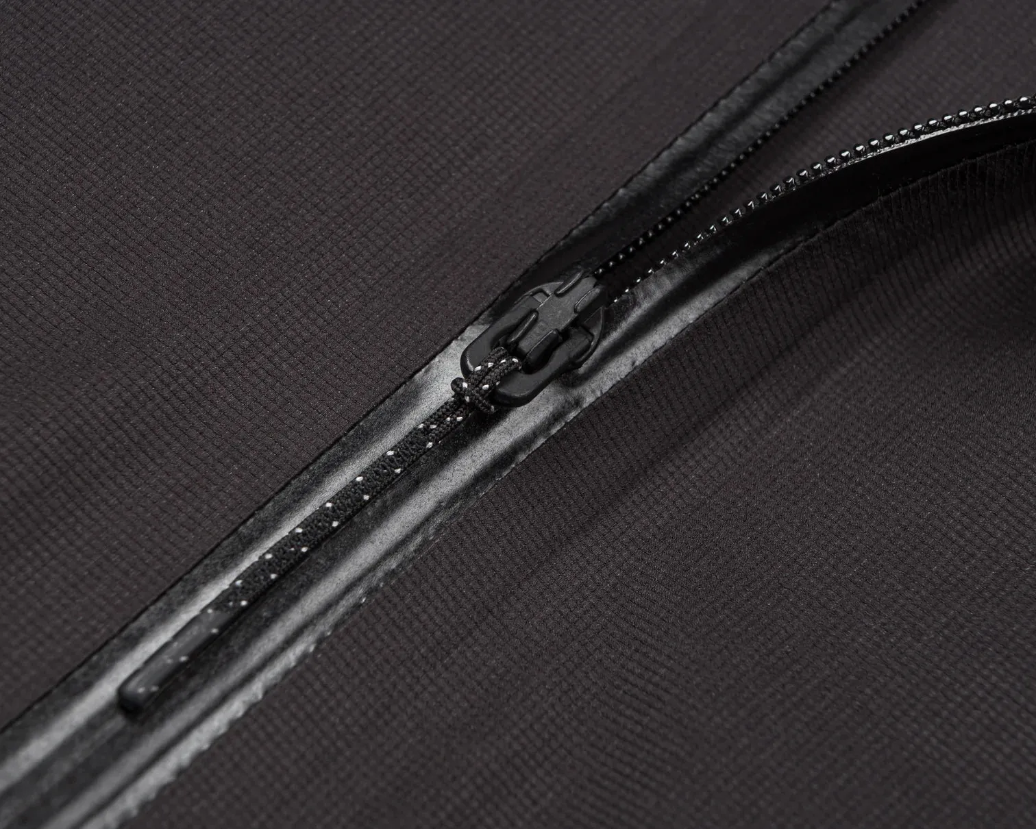 Soft Shell Wind Barrier Satisfy Pertex 3L Fly Rain Jacket Black