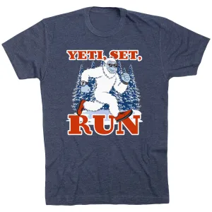 Quick Fit Running Short Sleeve T-Shirt - Yeti, Set, Run