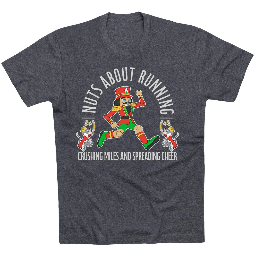 Running Short Sleeve T-Shirt - Nuts About Running AllDay Comfort Cozy Touch