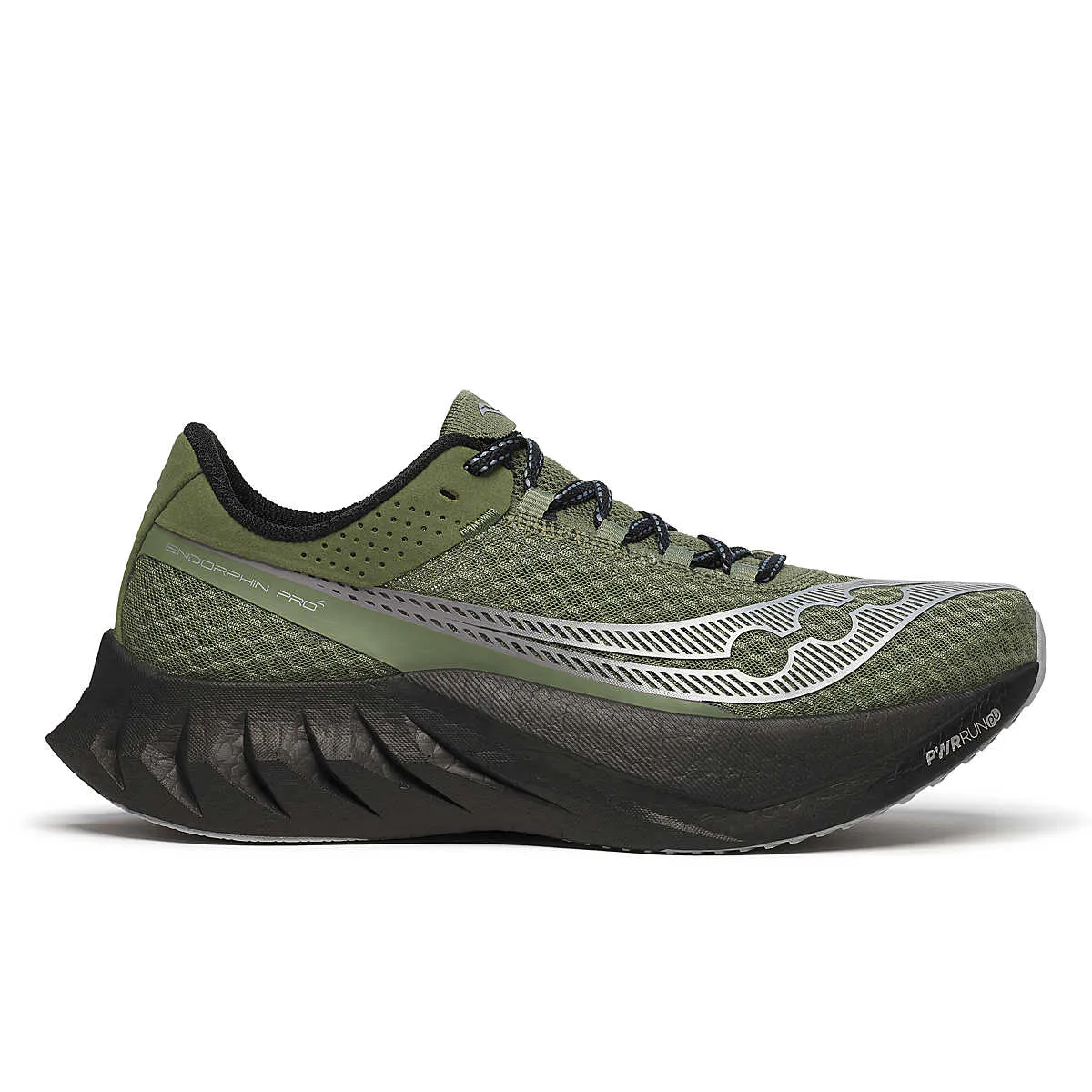 Saucony Men's Endorphin Pro 4 (Olivine / Black) running shoes for treadmill users speed - oriented running gear