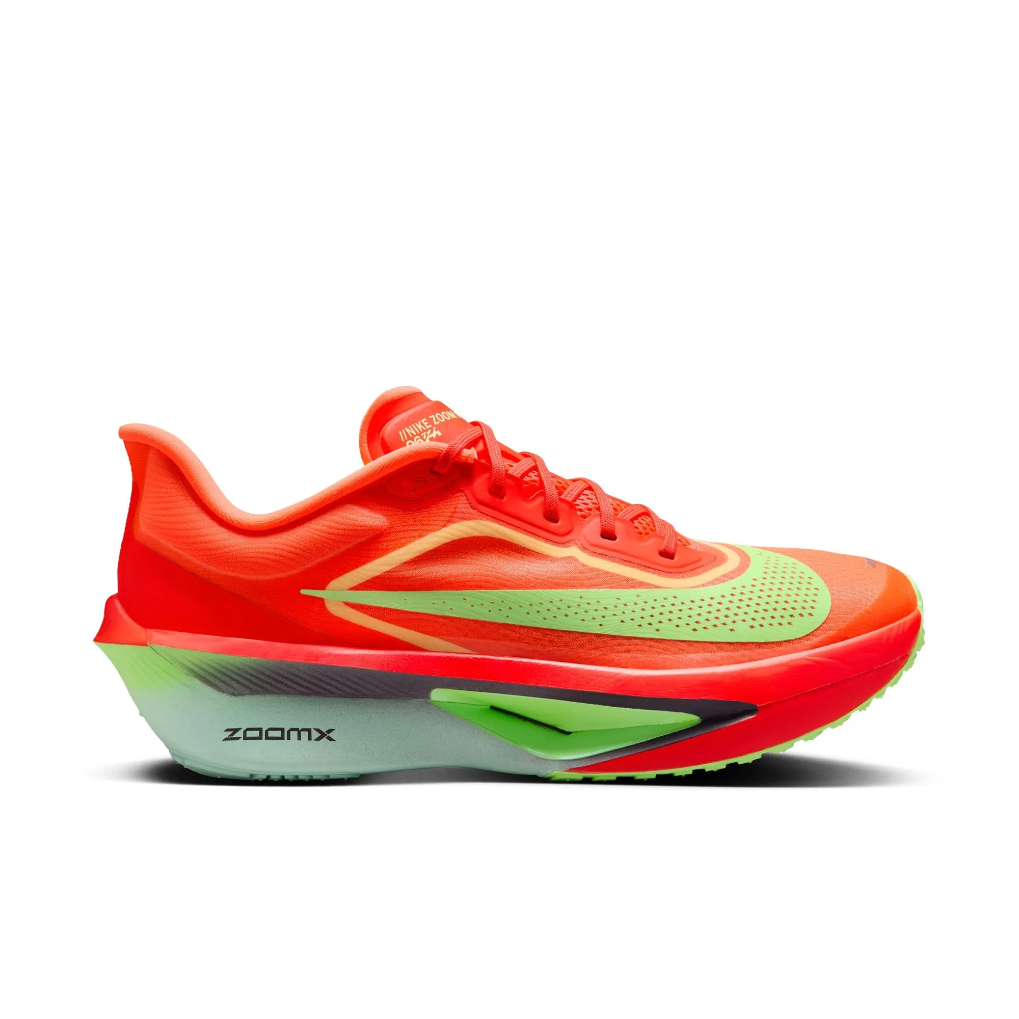 Men??s Zoom Fly 6 (601 - Bright Crimson/Cave Purple-Lime Blast) microfiber running option
