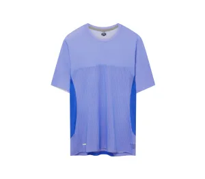 Adaptable Wrinkle Free Fabric Men's Hot Weather T | Lilac/Blue