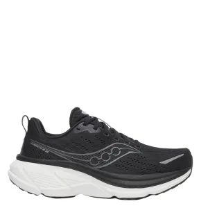 mesh materials baggy running option Saucony Men's Hurricane 25 Running Shoes in Black/White - Online Exclusive