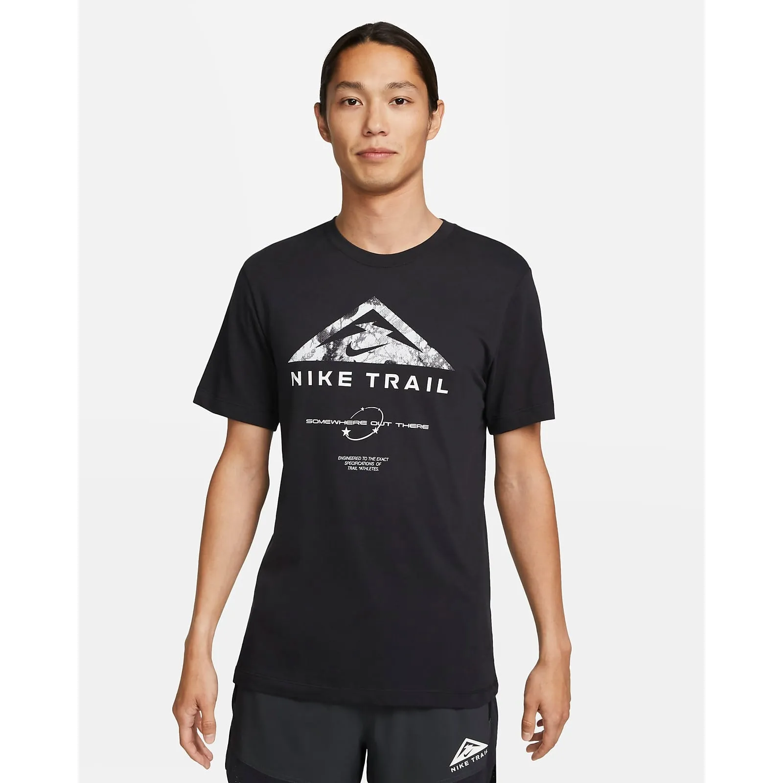Trendy Cut Convertible Style Nike Men's Dri-FIT Trail Run Tee