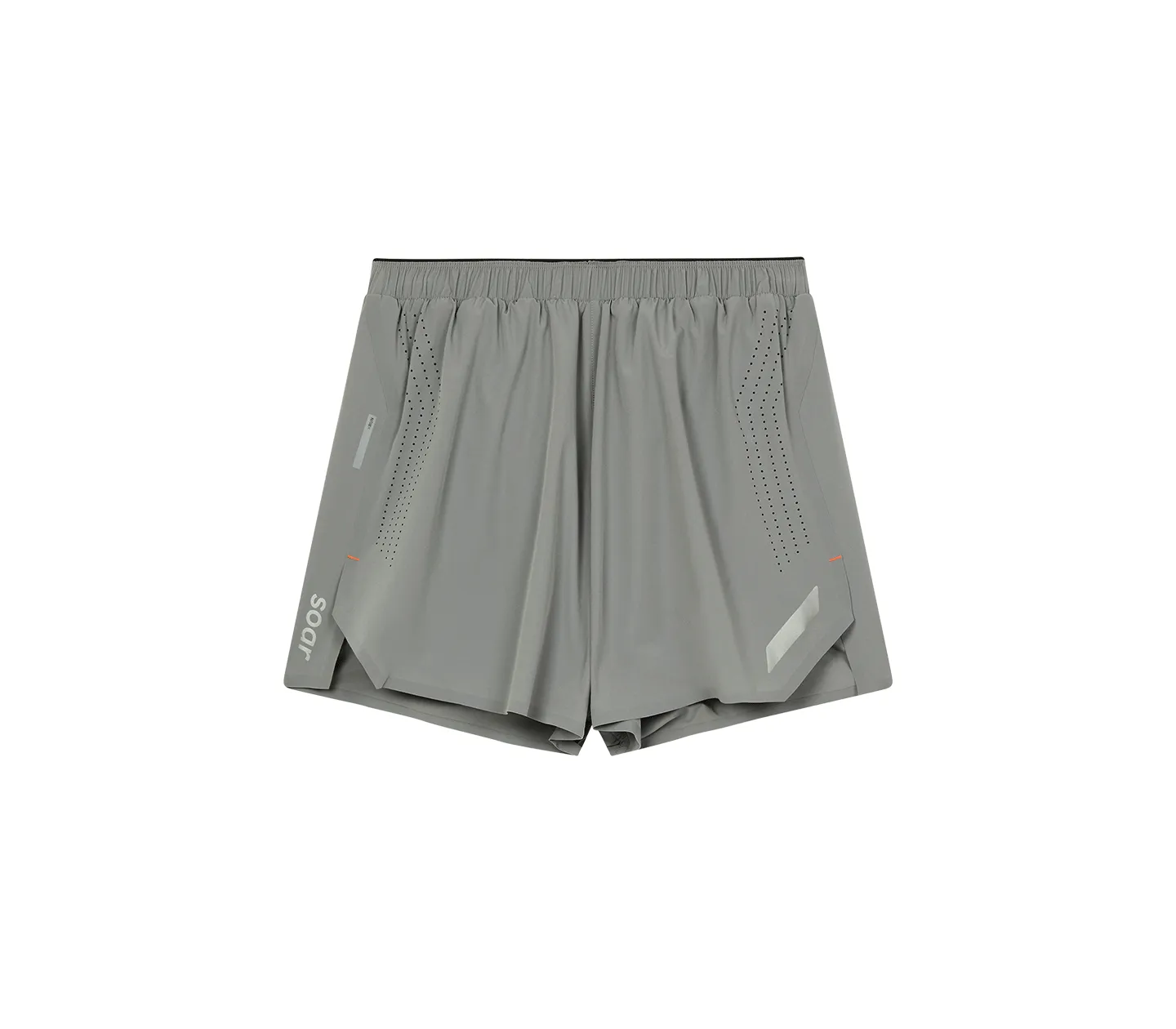 Men's Run Shorts | Grey Durable Hem Finishing