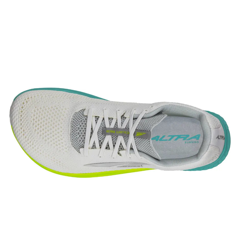 Padded Altra Men's Escalante Racer 2 Running Shoes in White/Lime AW25