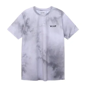 Essential Shirt Bold Fashion Volt and Fast Lightning Running Jersey Tie Dye Series V1-SL-Grey