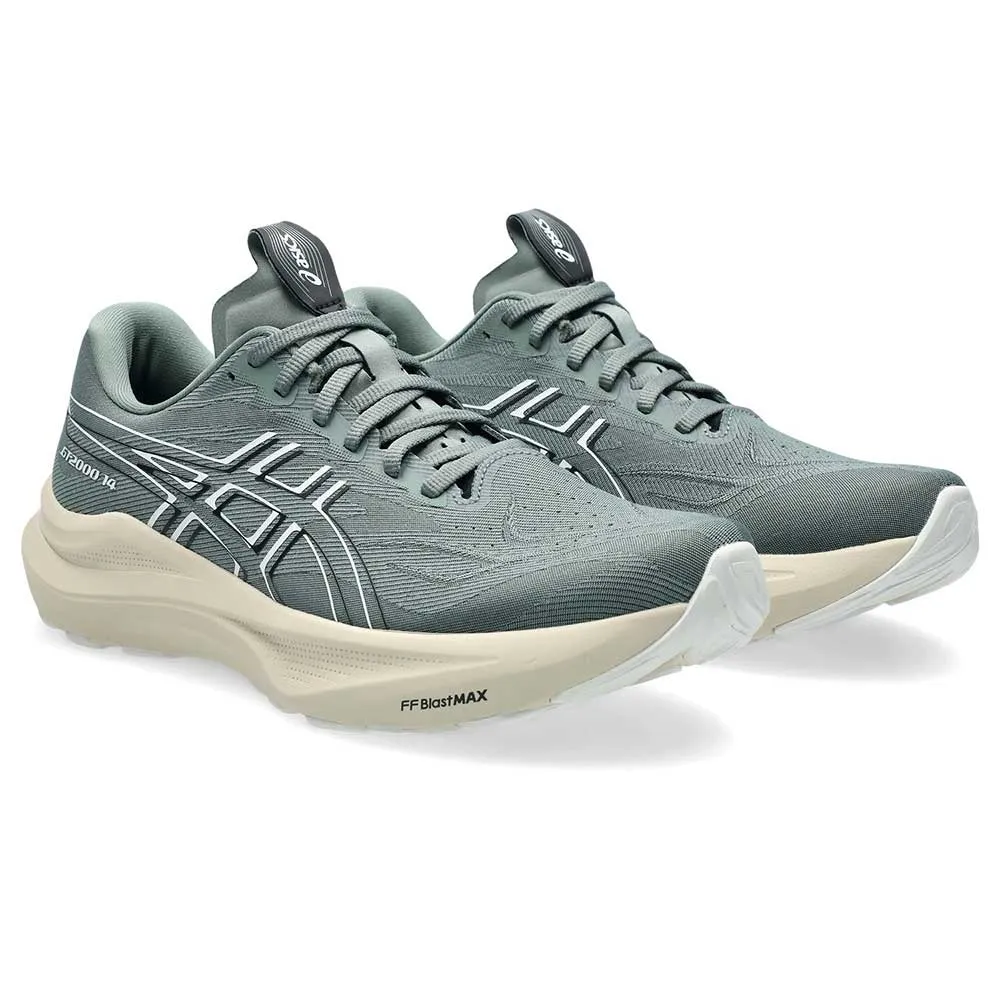 Men's GT-2000 14 Running Shoe - Monument/White - Regular (D) Secure fit Tuned Vertical Flex