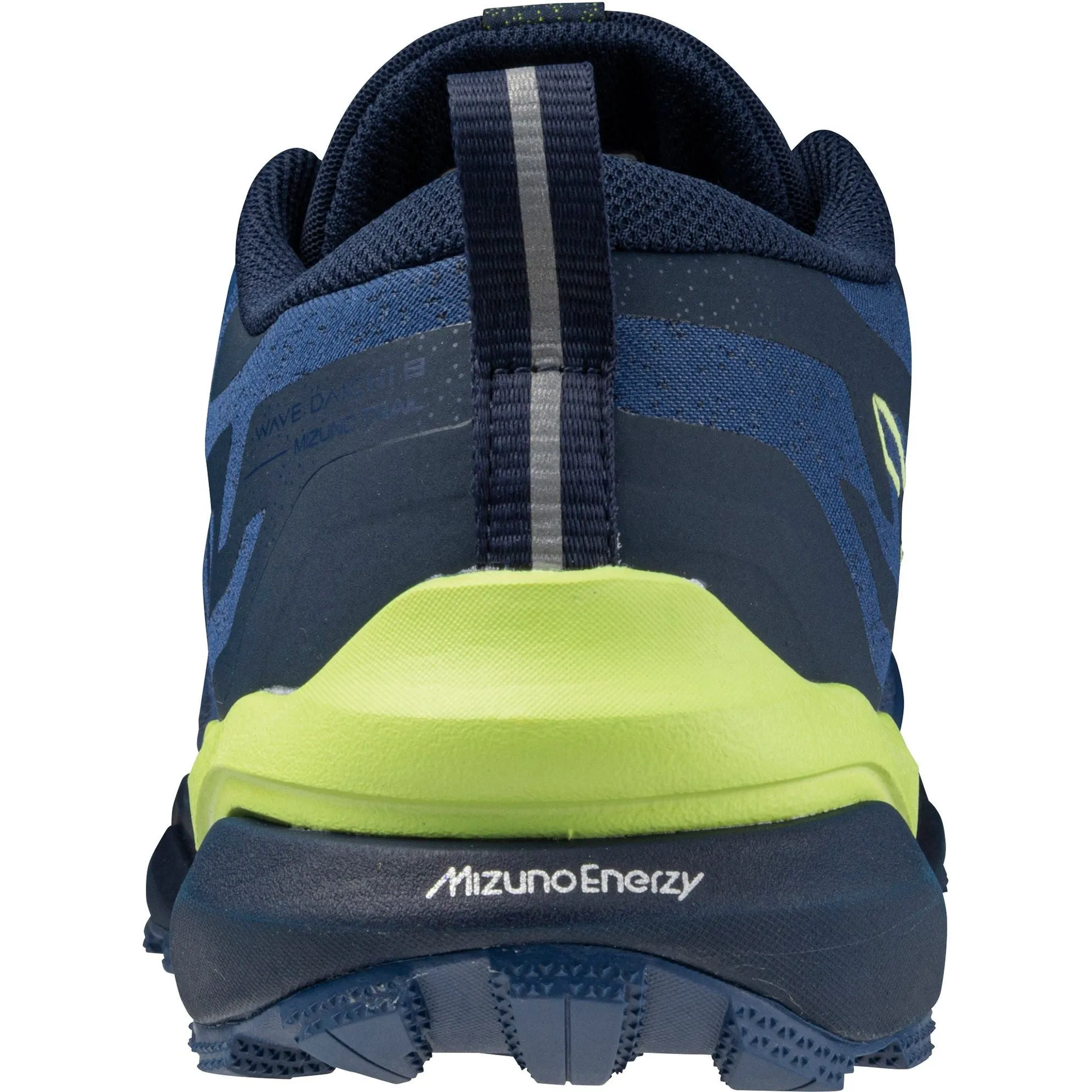 rugged trail running shoes Arch Support Tech Mizuno Wave Daichi 8 Mens Trail Running Shoes - Blue