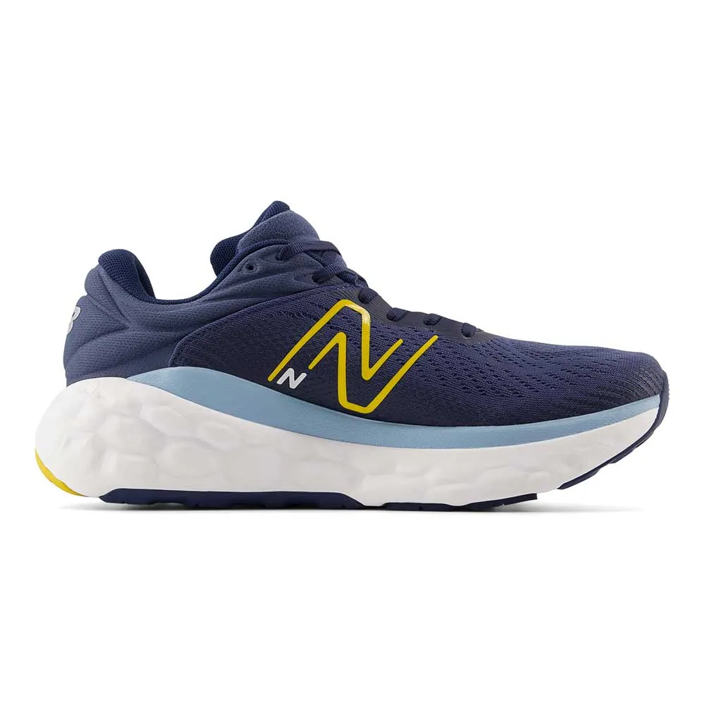 Men's Fresh Foam X 840v1 Running Shoe - Vintage Indigo/Ginger Lemon - Wide (2E) high - rebound shoes