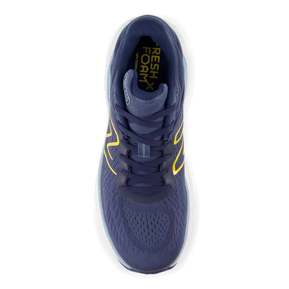 Men's Fresh Foam X 840v1 Running Shoe - Vintage Indigo/Ginger Lemon - Wide (2E) rainbow - design shoes