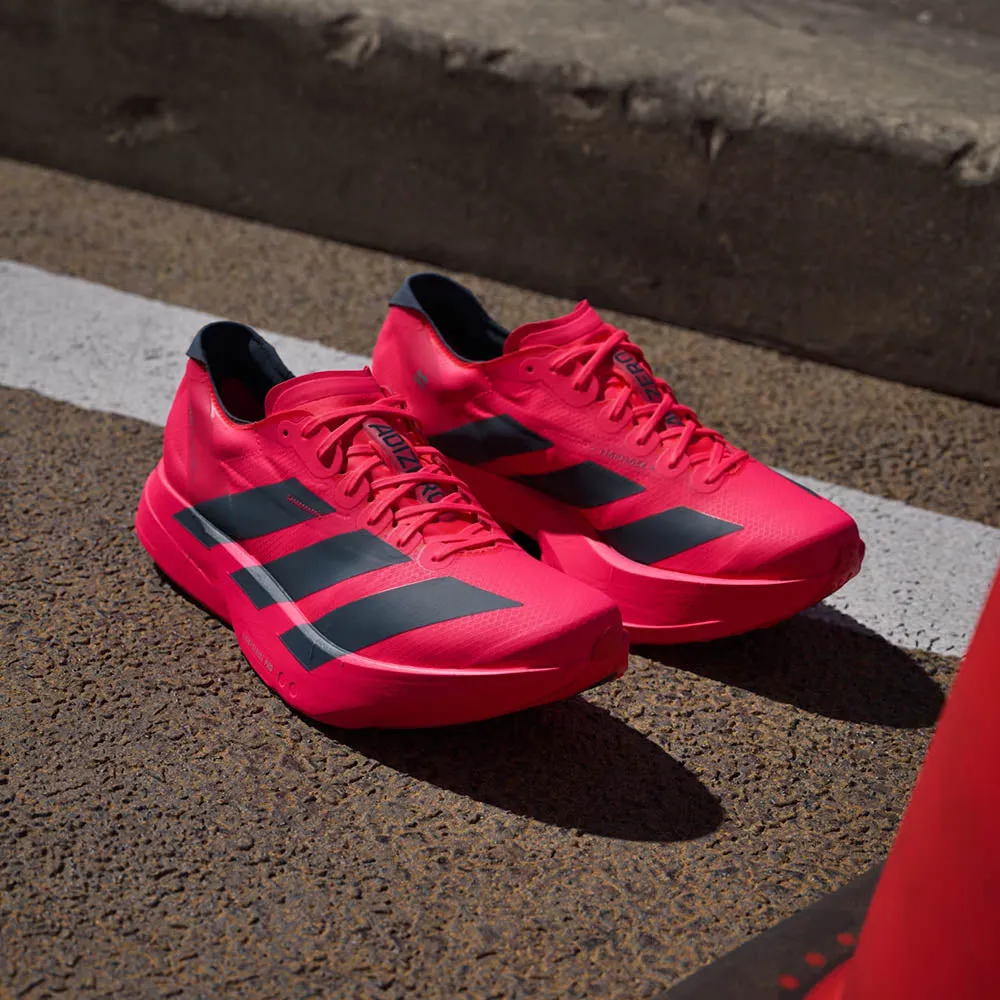 Stackable M Adizero Adios Pro 4 (D) - Lucid red/core black/lucid red