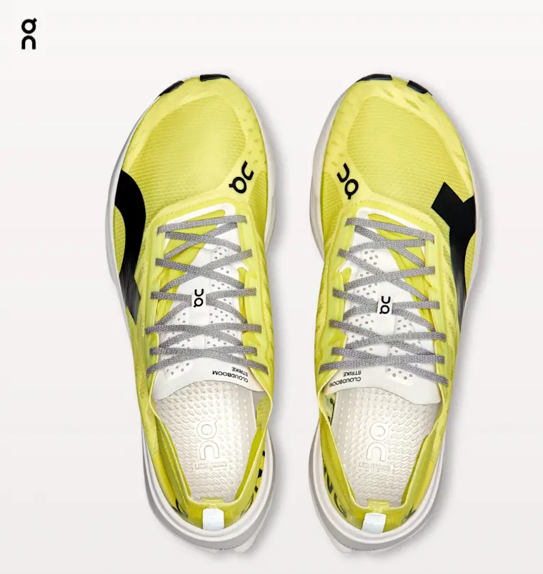 On Cloudboom Strike - Mens wave - cushion shoes running with a fitness tracker