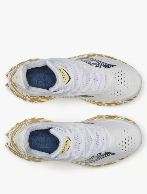 half - marathoning footwear treadmill - runner Saucony Endorphin Speed 4 (London Marathon) - Mens