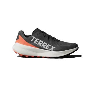 Men's Terrex Agravic Speed Trail Running Shoe - Core Black/Grey One/Impact Orange - regular (D) Durable TPU Overlays rainproof trail shoes