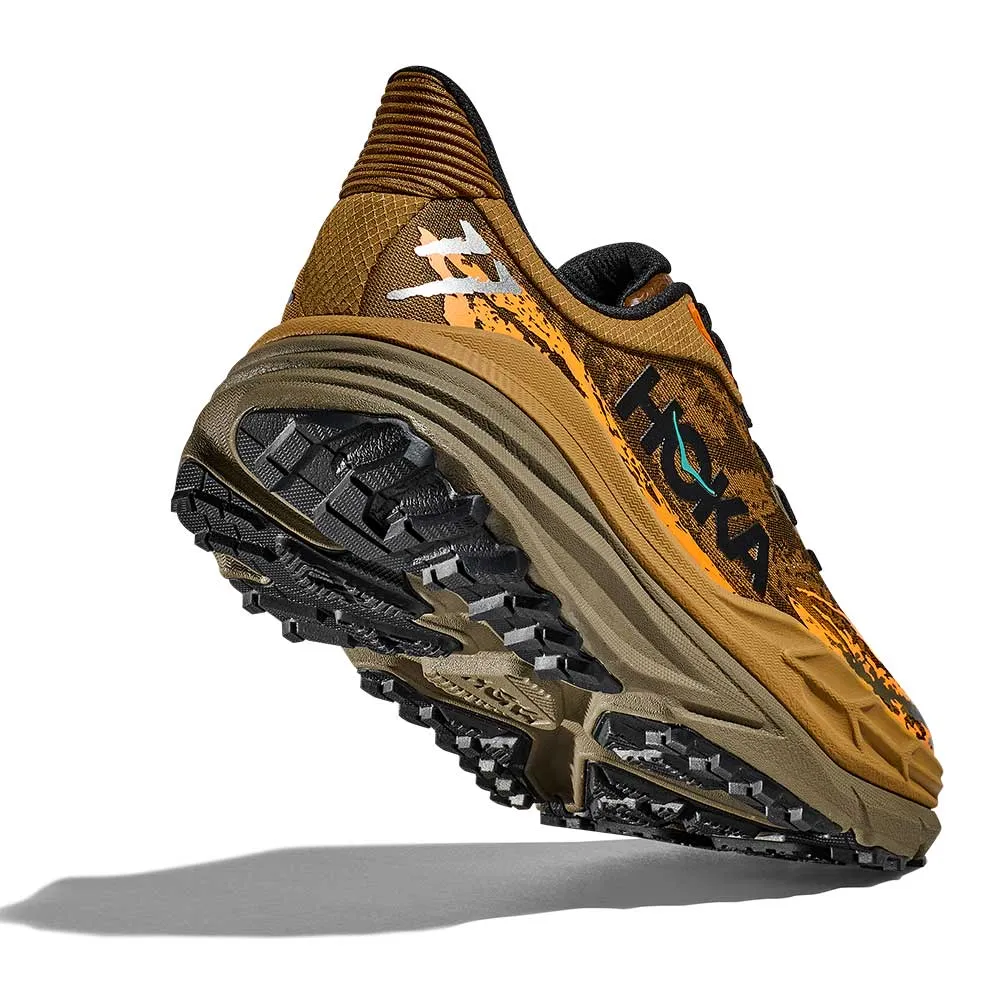 Men's Stinson 7 Trail Running Shoe - Honey/Antique Olive - Regular (D) Layered cushioning mountain climbing shoes