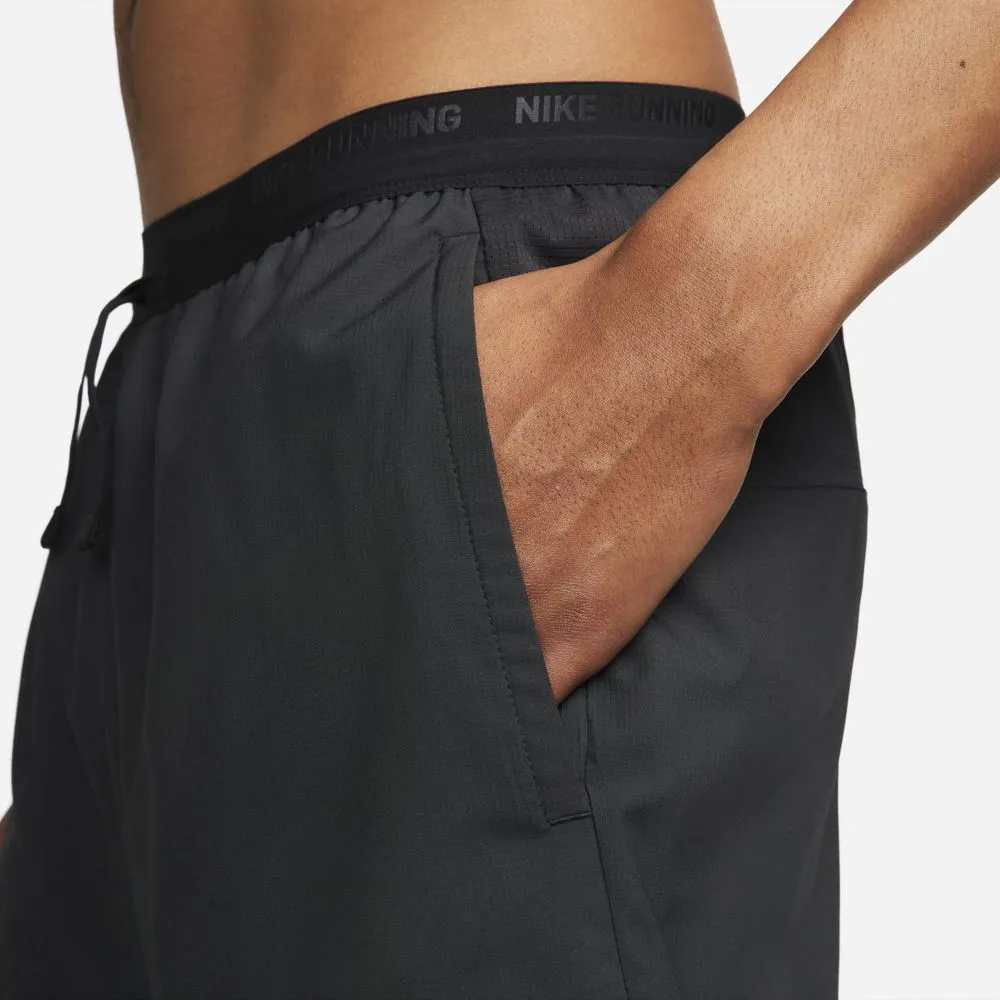 Camping Gear Nike Men's Dri-FIT Stride 2 In 1 7 Inch Shorts Black / Reflective Silver