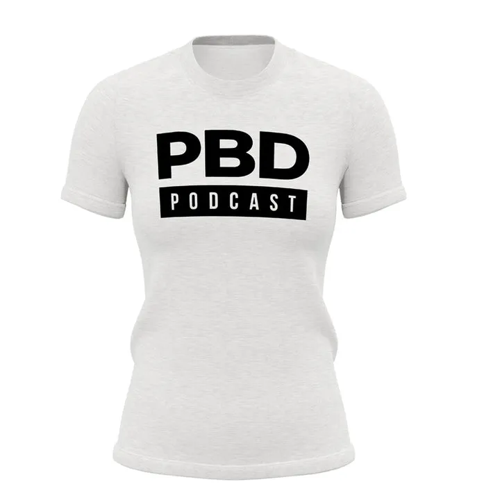 Perfect for Outdoors Cozy Stretch Women's PBD Podcast White Short Sleeve T-Shirt