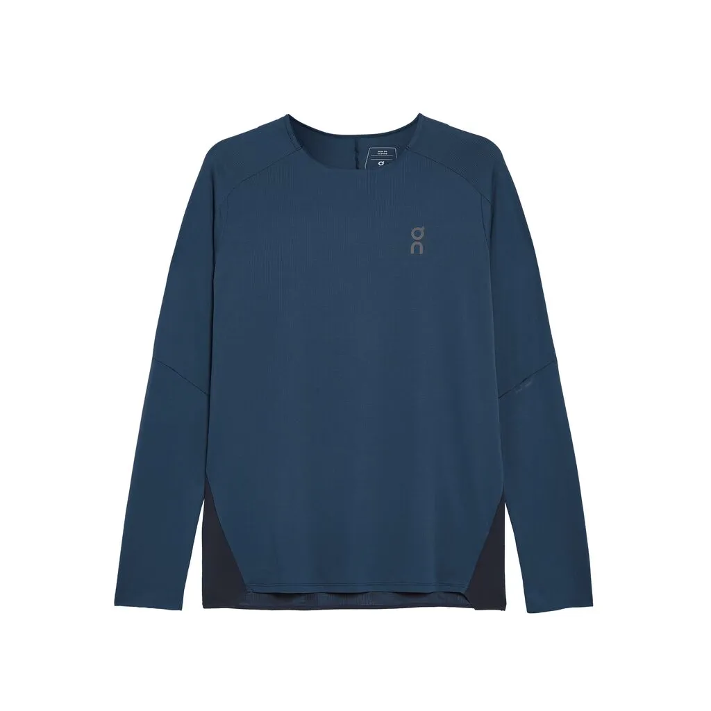 monochromatic On Running Performance Long-T (Mens) - Denim/Navy