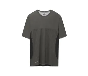 Slim Silhouette Men's Hot Weather T | Black/Forest Grey