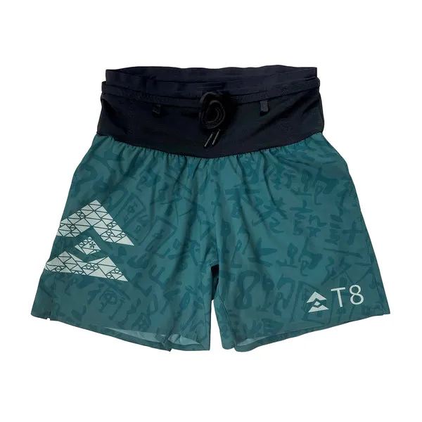 T8 Men's Sherpa Shorts v2 Inked Teal Comfortable Flex