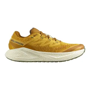 Seamless Toe Box Construction road to trail shoes Men's Aero Glide 3 GRVL - Spicy Mustard/Vanilla Ice/ Deep Lichen Green - Regular (D)
