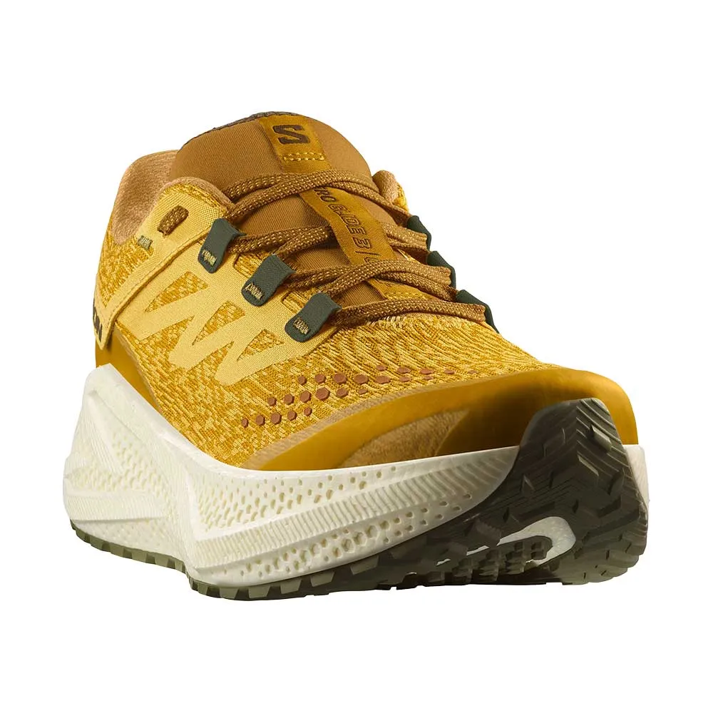 Men's Aero Glide 3 GRVL - Spicy Mustard/Vanilla Ice/ Deep Lichen Green - Regular (D) Shock absorption Ultra Responsive Midsole