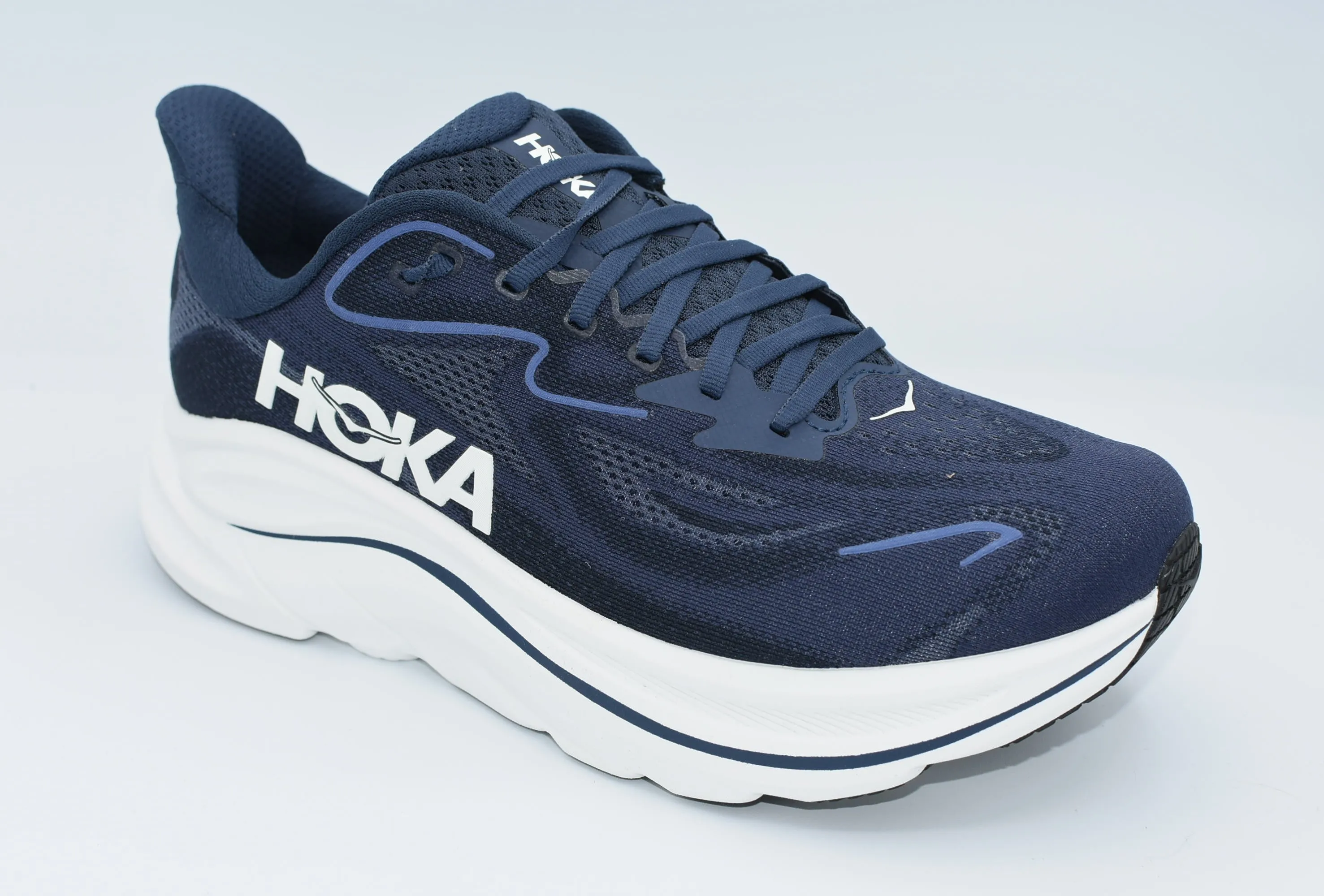 bow - trimmed - design shoes Hoka Clifton 10 Men Wide