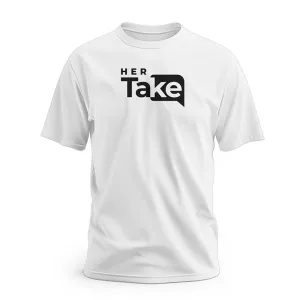 Vegan Her Take White Short Sleeve T-Shirt