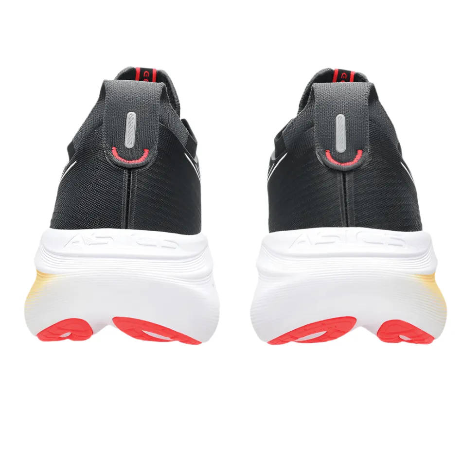 ASICS Men's GEL-NIMBUS 27 Running Shoes in Black/Kahki AW25 travel - friendly shoe perk