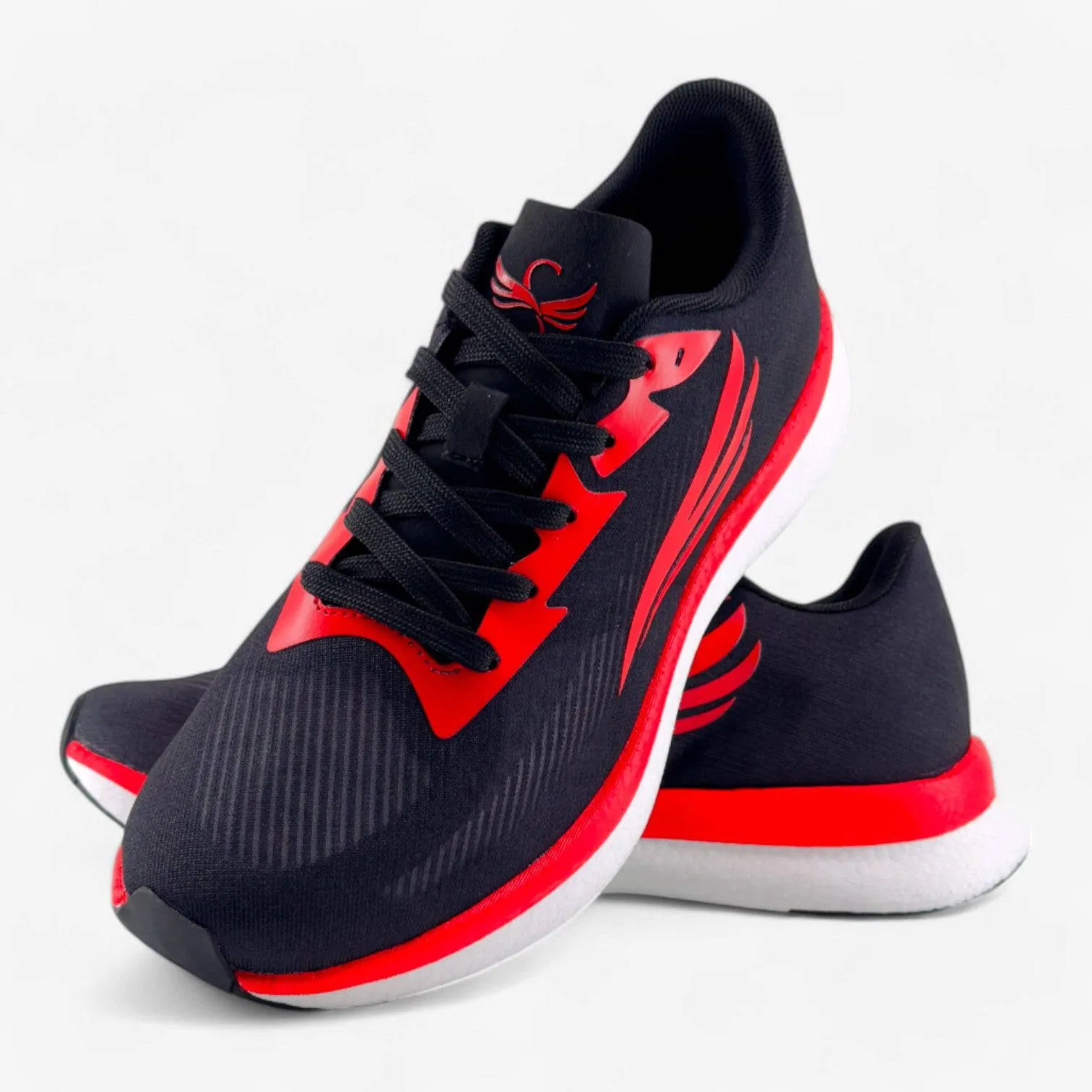 EQUUS Men Black Running Shoe Hybrid Layering