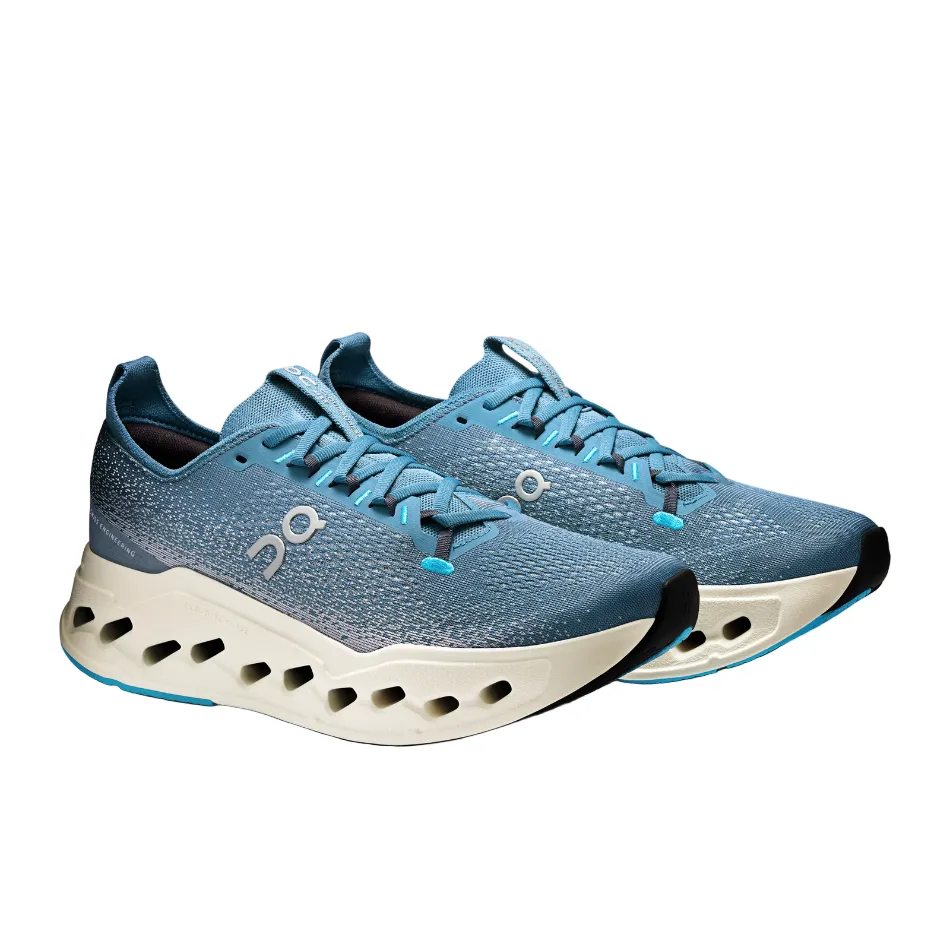 On Men's Cloudsurfer Max Running Shoes in Dust/Ivory AW25 matte - finish - design shoes Memory Foam Padding