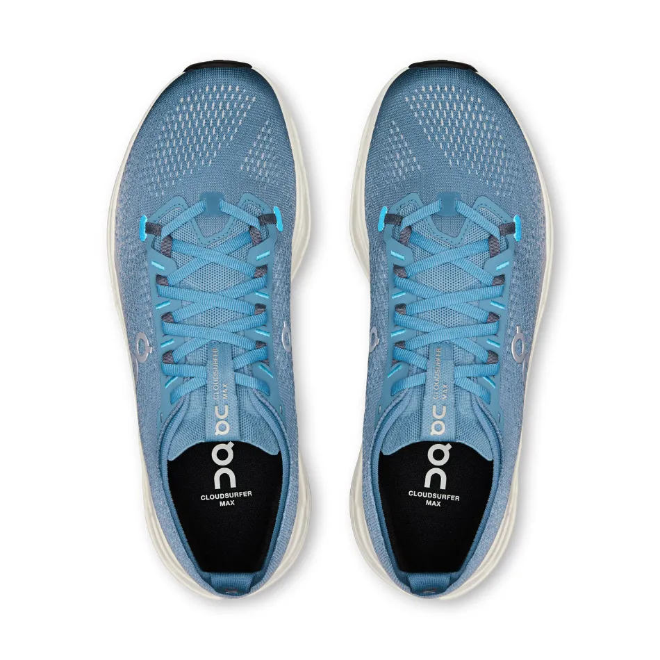 On Men's Cloudsurfer Max Running Shoes in Dust/Ivory AW25 Obstacle course readiness