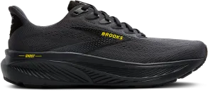 Men's Ghost 17 (059 - Ebony/Black/Yellow) ventilated insole shoes Fast Running