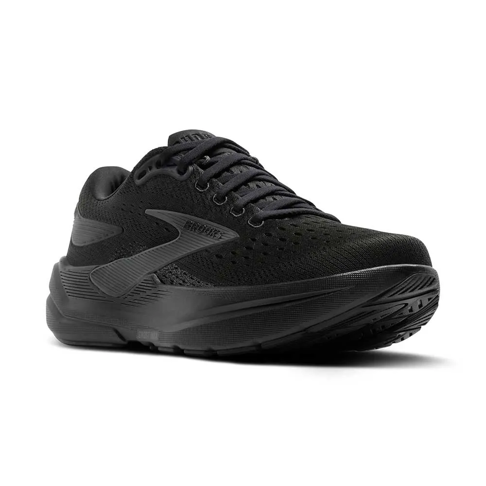 Men's Ghost Max 3 Running Shoe - Black/Black/Ebony - Regular (D) kids' style