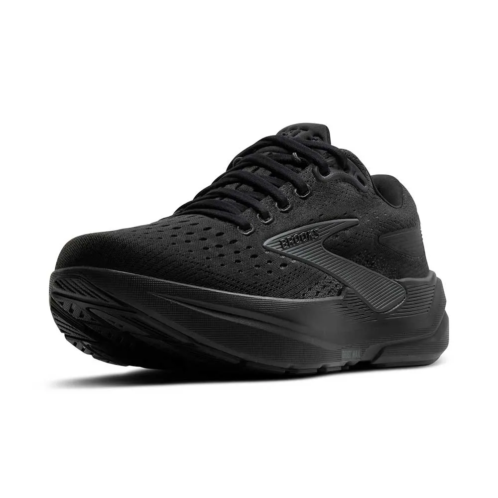Men's Ghost Max 3 Running Shoe - Black/Black/Ebony - Regular (D) Bold Design running shoes inserts