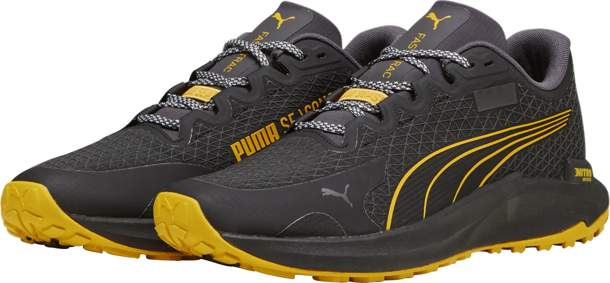 Puma Fast-Trac Nitro GORE-TEX Mens Trail Running Shoes - Black energy foam trail shoes