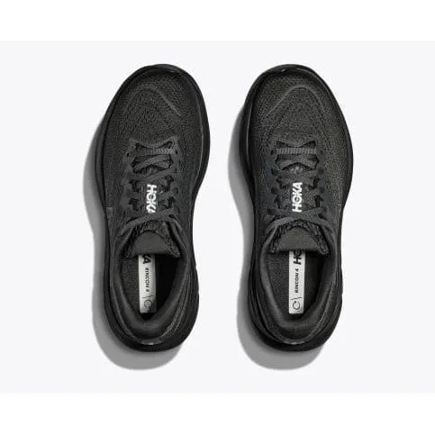 Hoka Men's Rincon 4 (Black / Black) Strobel Last Design practical - elegance