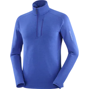 Men's Essential Lightwarm Half-Zip (Surf the Web) Sustainable Wear