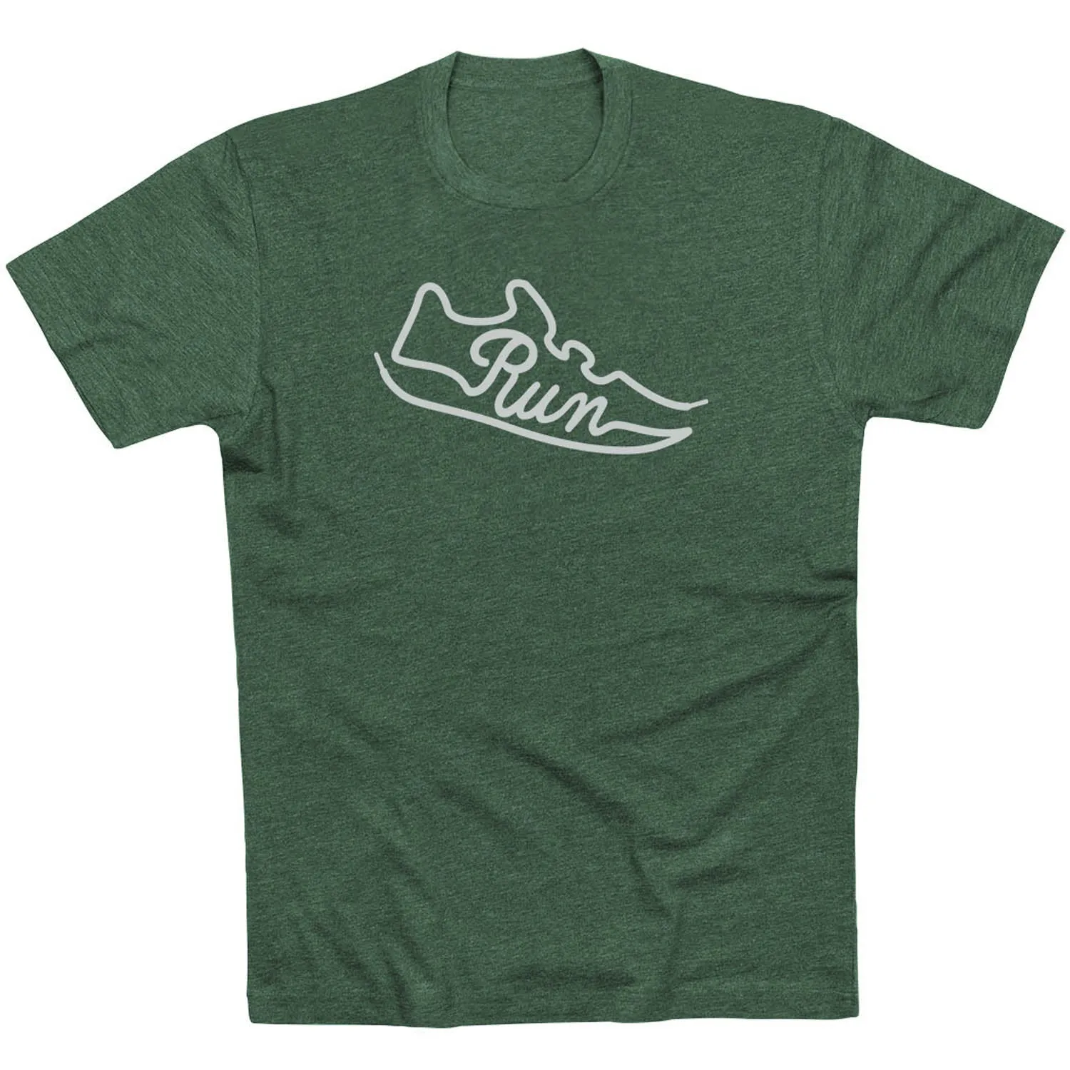 Running Short Sleeve T-Shirt - Run Shoe skinny but not tight back to school