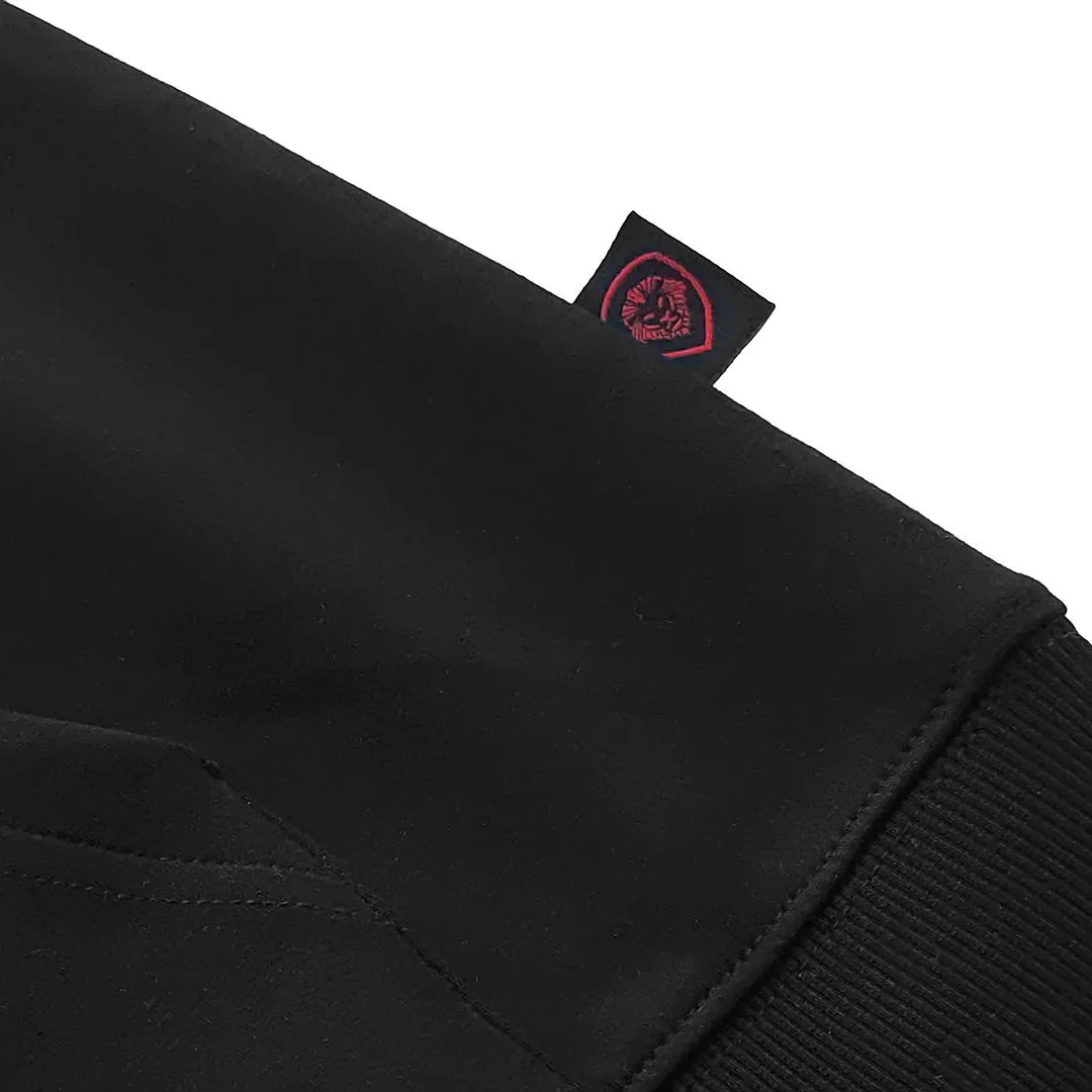 Daily Casual Soft Wear Men's Future Looks Bright Red Lion Shield Premium Pullover Hoodie