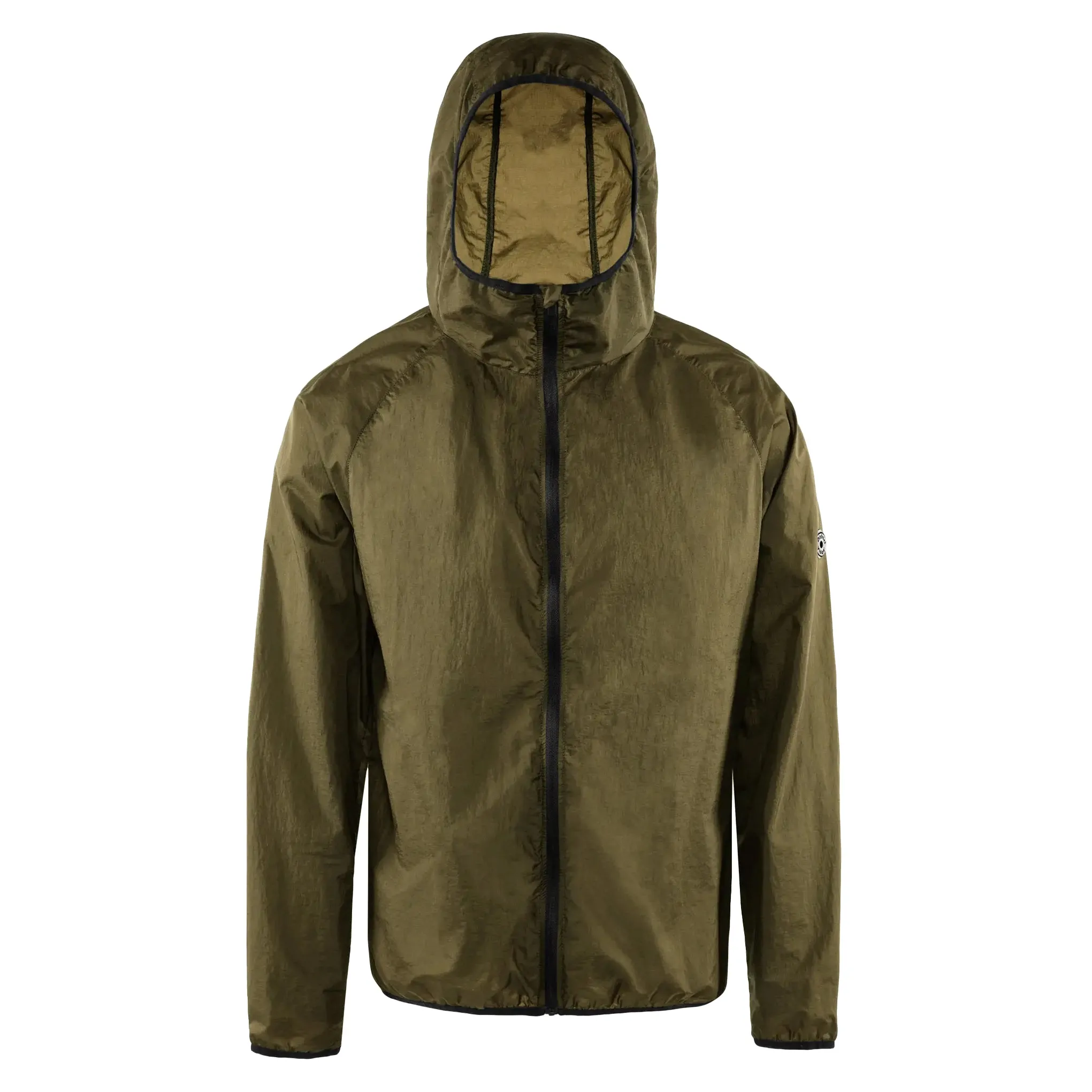 Men's Ultralight DWR Wind Jacket Olive Hardware Outdoor Core
