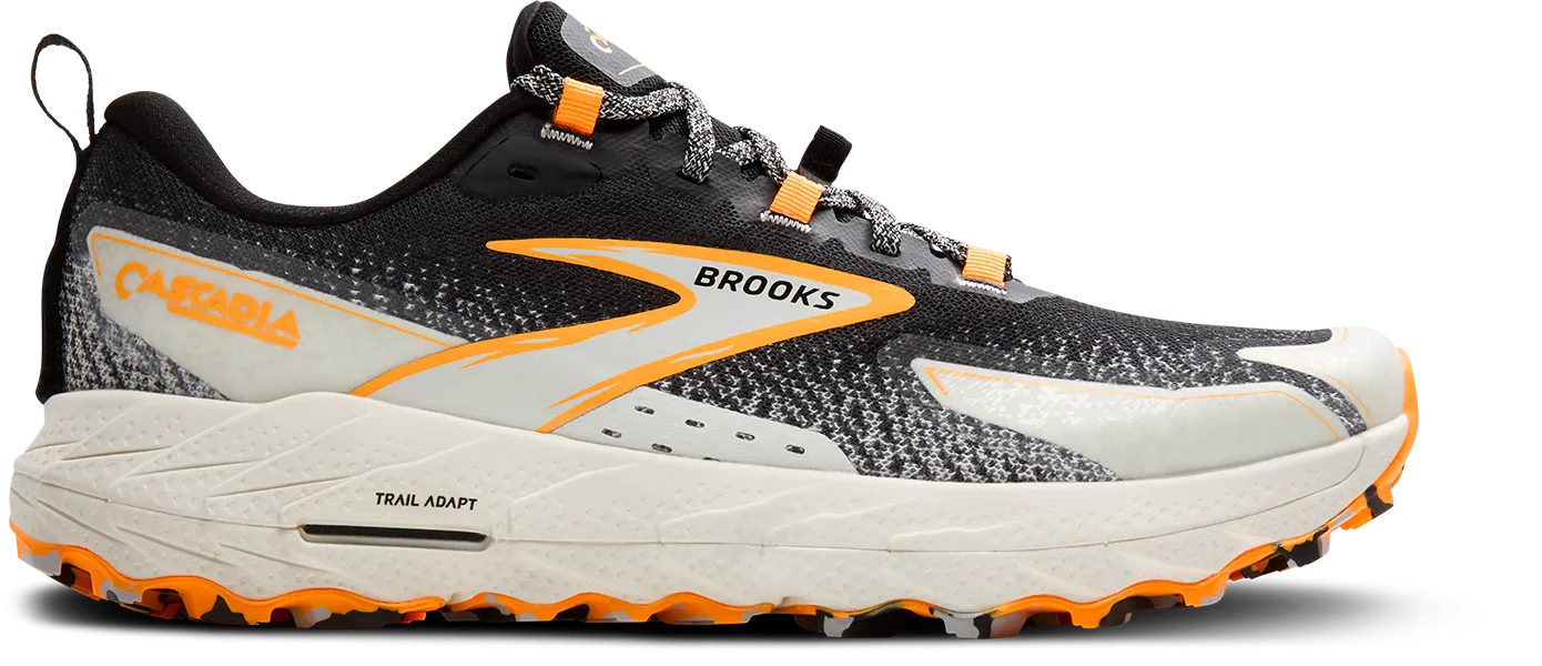 Pressure Dispersing Nodes Men's Cascadia 18 (022 - Black/Blue Walsh/Orange)