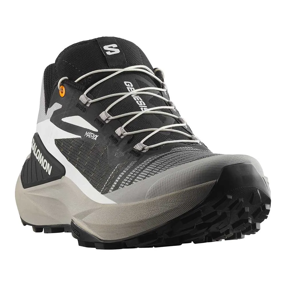 Men's Genesis Trail Running Shoe - Alloy/Black/Turmeric - Regular (D) cold weather running shoes Responsive Midsole