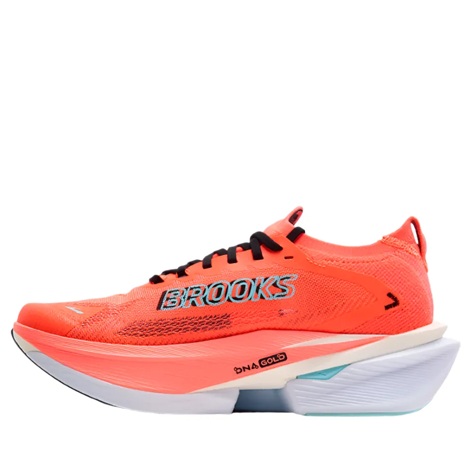 Brooks Men's Hyperion Max 3 Running Shoes in Fiery Coral/Black/Atomizer AW25 ventilated upper running shoes