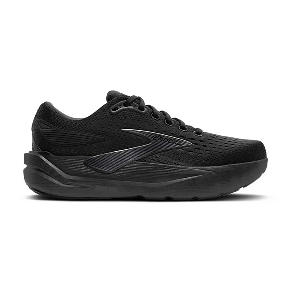 Men's Ghost Max 3 Running Shoe - Black/Black/Ebony - Regular (D) carbon - fiber - plate shoes