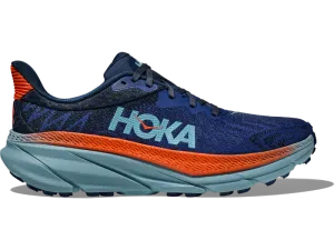 high arch trail shoes Torsional Rigidity Chassis Men's Hoka Challenger ATR 7 All Terrain Running Shoe