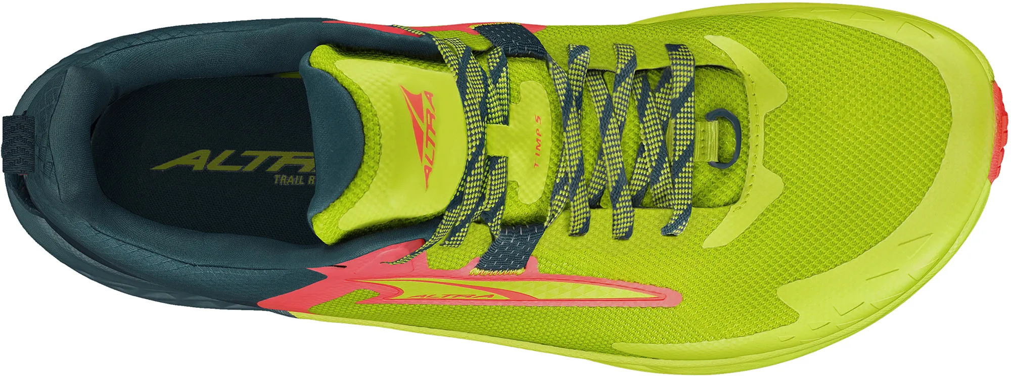 endurance marathon sneakers Altra Timp 5 Mens Trail Running Shoes - Green