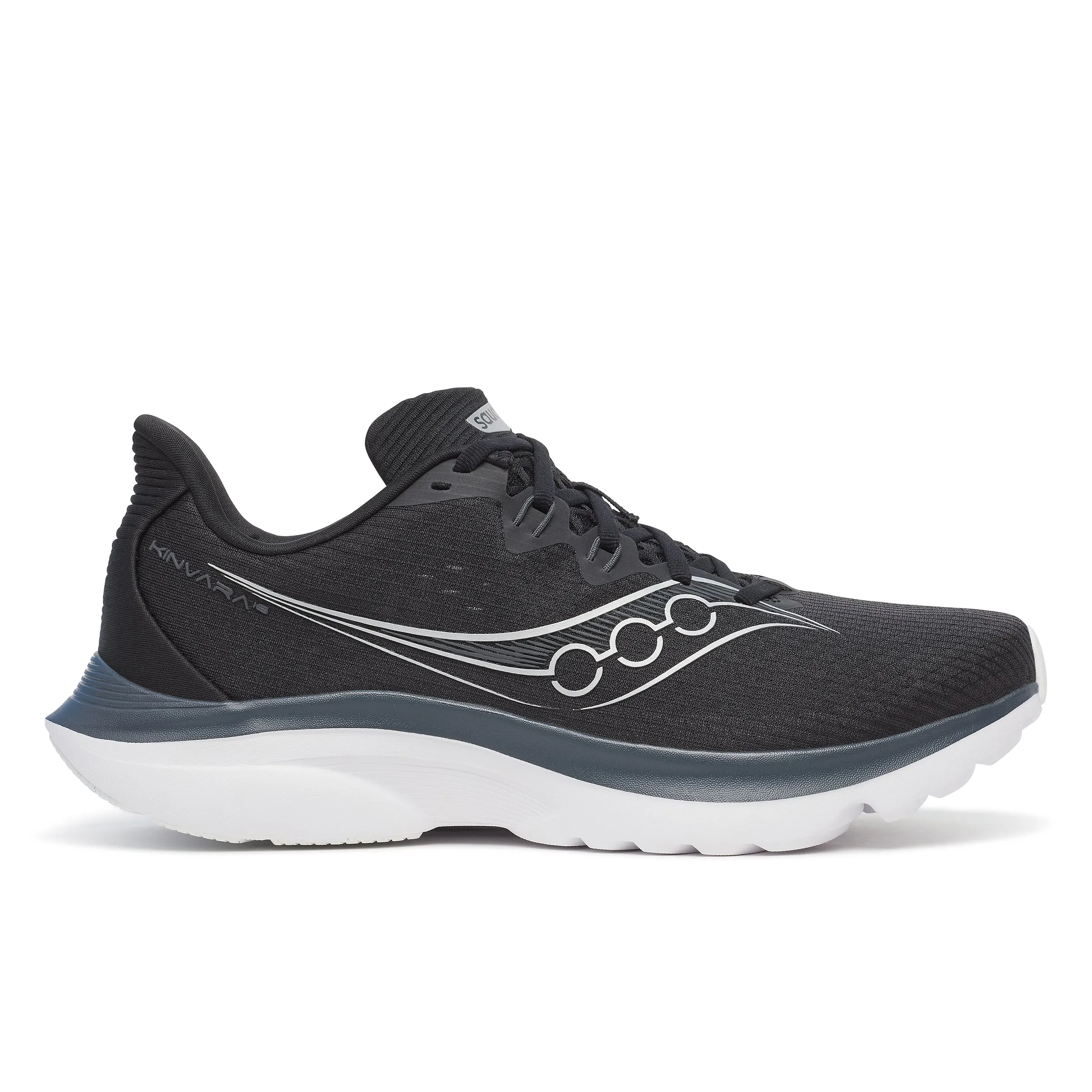 Non Slip Traction Grip running with a removable insole Men's Kinvara 16 (200 - Black/White)